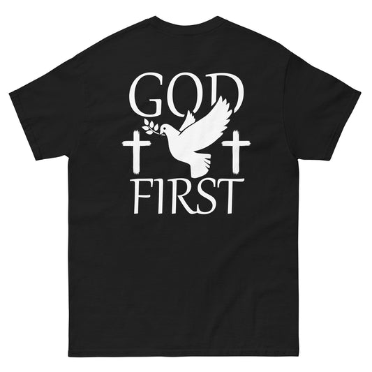 "God First" - класическа тениска